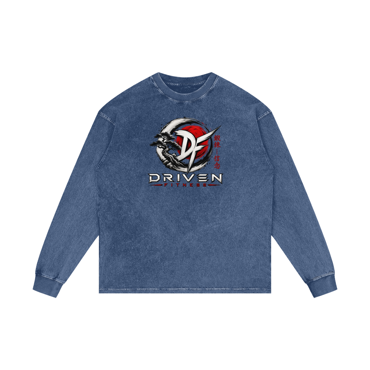 Founders Acid Wash Oversize Long Sleeve T-Shirt