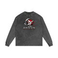 Founders Acid Wash Oversize Long Sleeve T-Shirt