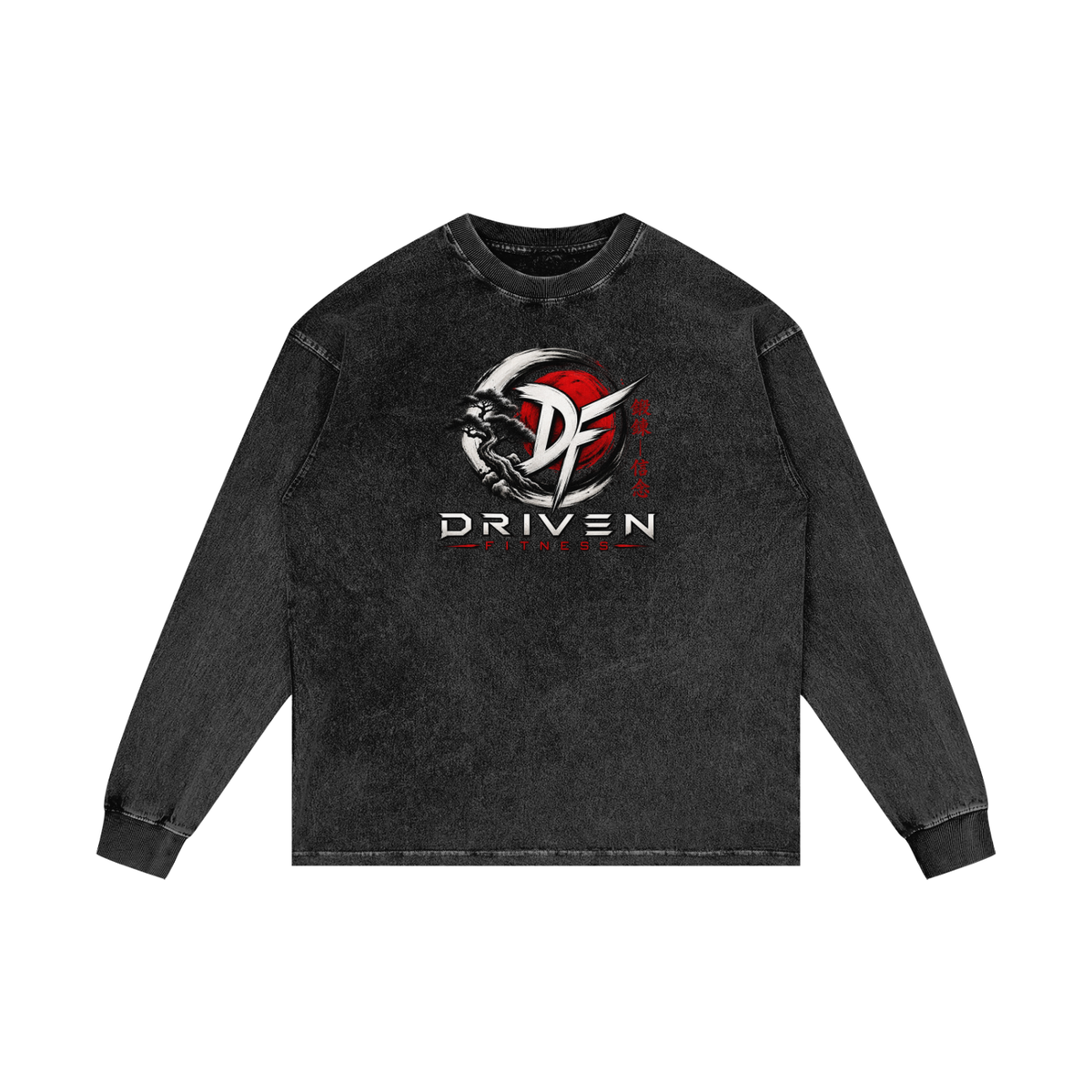 Founders Acid Wash Oversize Long Sleeve T-Shirt